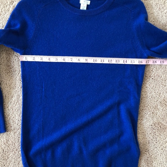 NWT Halogen 100% cashmere blue sweater | xs - Picture 9 of 12